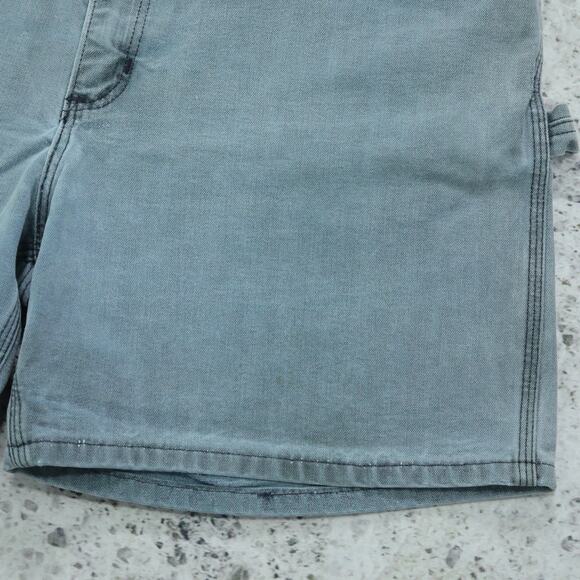 RARE 1993 Vintage Carhartt WU1943 Hunter Green Faded Carpenter Shorts Size 34 - Picture 11 of 13